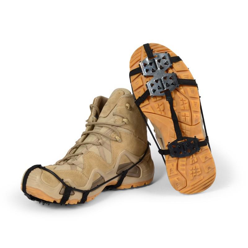Ultra-Light 24-Tooth Ice Cleats: Anti-Slip Shoe Covers for Winter and Rainy Days, Ideal for Fishing and Snowy Grounds