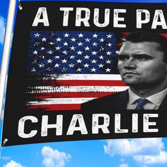 RIP Charlie Kirk Flag A True Patriotic Commemorative Flag 3×5FT Outdoor Double Sided Banner for Garden Patio Balcony Fence Decor