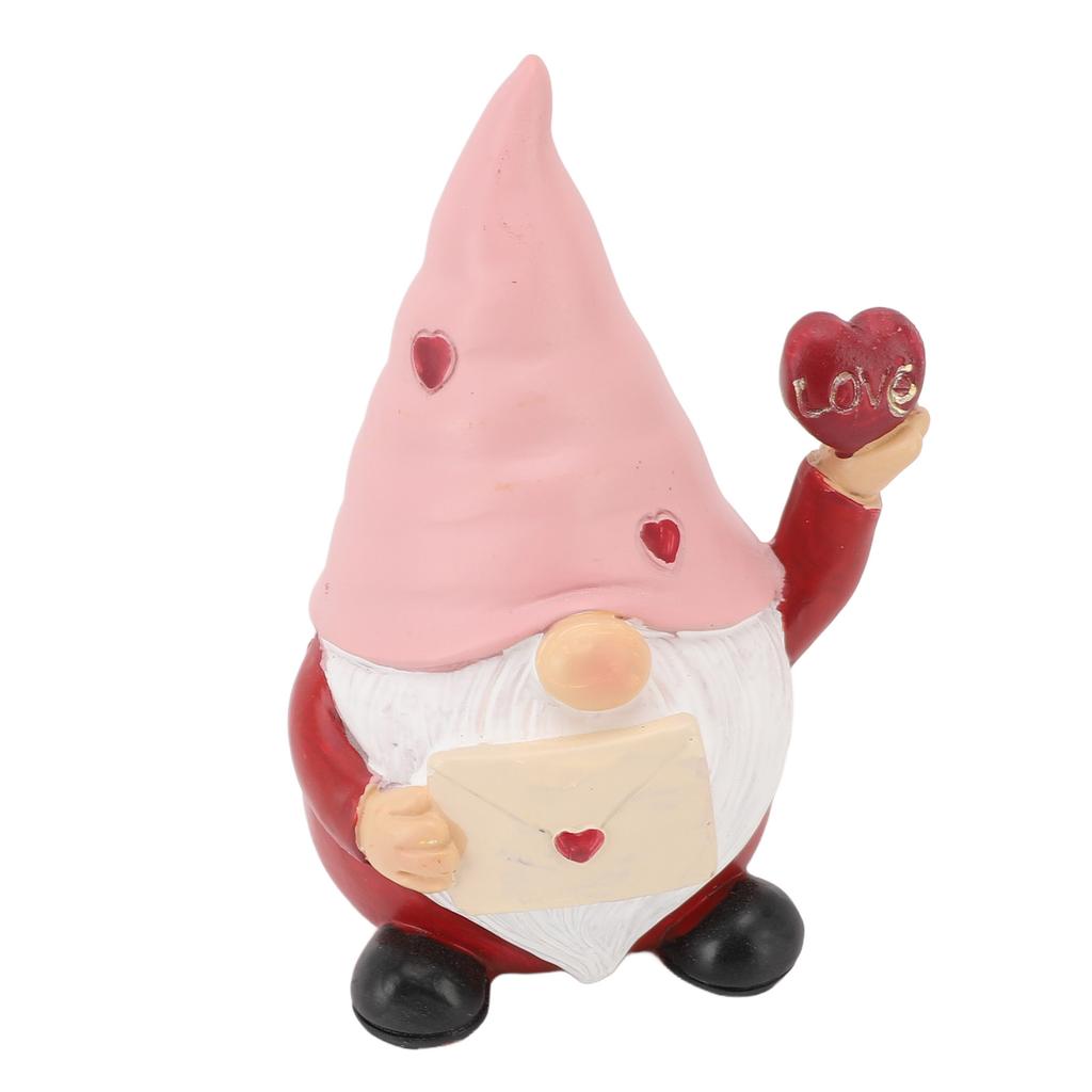 Gnome Statue Sweet Resin Gnome Figurine for Home Wedding Party Holiday Decorations Anniversary Gift