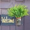 Artificial Plants, Outdoor UV Resistant Fake Plants, Premium Oxidation Resistance Artificial Flower, Real Touch Fake Boston Fern, Indoor Outdoor Hangi