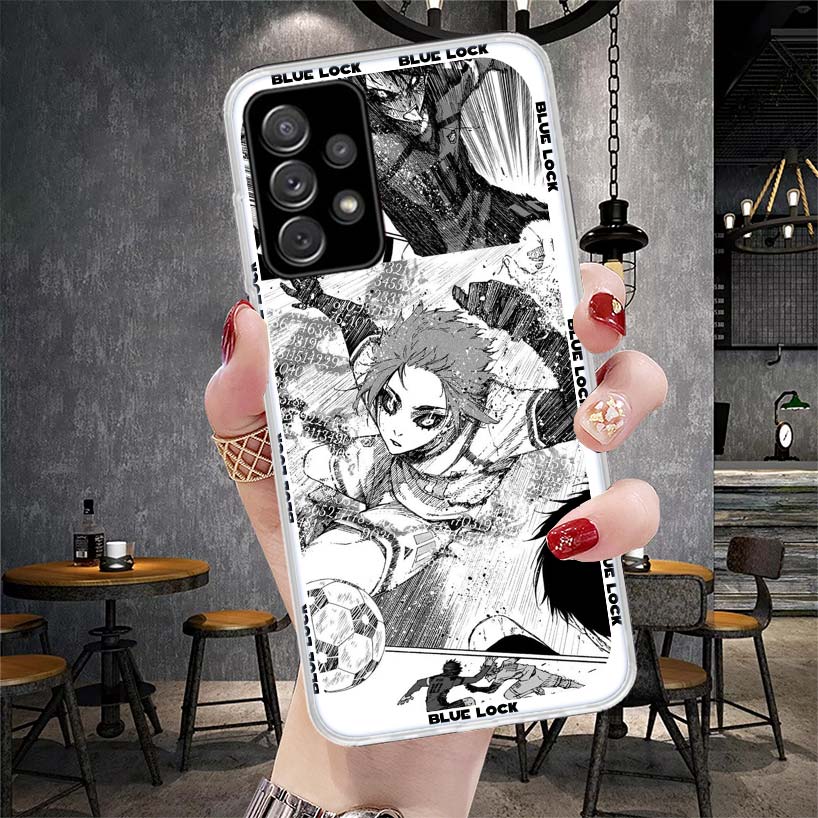Anime Blue Lock Phone Case For Samsung Galaxy A12 A22 A32 A52 A72 A02S A51 A50S A71 A70 A31 A20S Note 20 Ultra S10 A10S Galaxy A