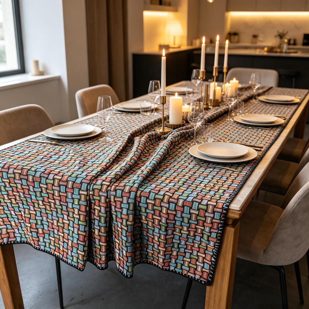 Dining Kitchen Party Daily Household Rectangle Cotton Linen Soft Washable Table Cloth