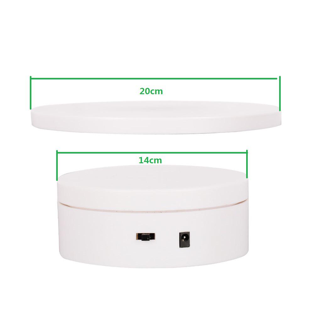 Electric Rotating Display Stand: Adjustable, Intelligent Live Streaming USB Turntable