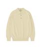 Belief Cotton Standard Saddle Polo Knit (Ecru)