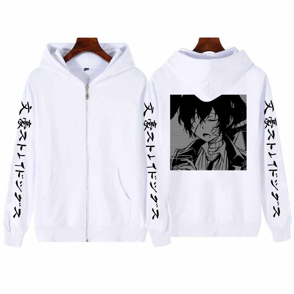 Buy Manga Bungo Stray Dogs Dazai Osamu Zipper Hoodies Harajuku