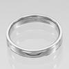 TIFFANY&Co. Milgrain To Gathered Ring 0.2" Band Pt950Platinum #9.9(US Size) 7.5g Mens Used