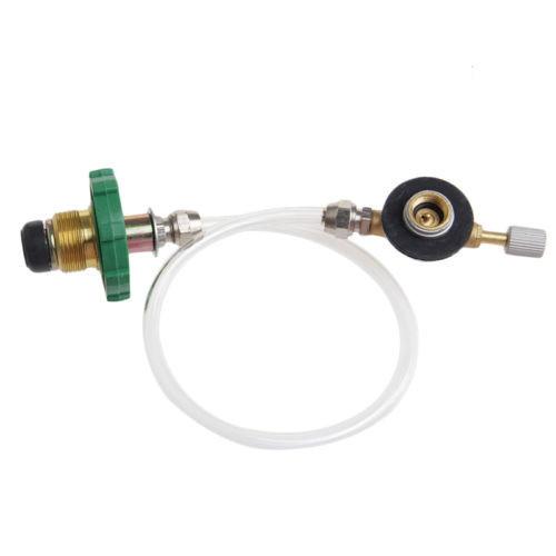 Outdoor Camping Propane Refill Adapter Gas Flat Cylinder Tank Coupler Adapter
