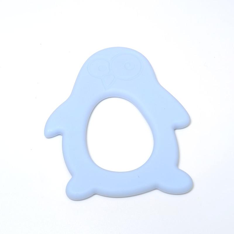 

Silicone Penguin Teether Baby Teething Stick 1/9pcs Children Mouth Muscle Trainer Music Biting Toy Mother And Child Supplies