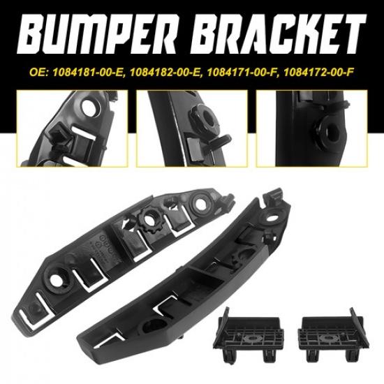 Front LH&RH Bracket Bumper Fender Retainer & Support For Tesla Model 3 2017-