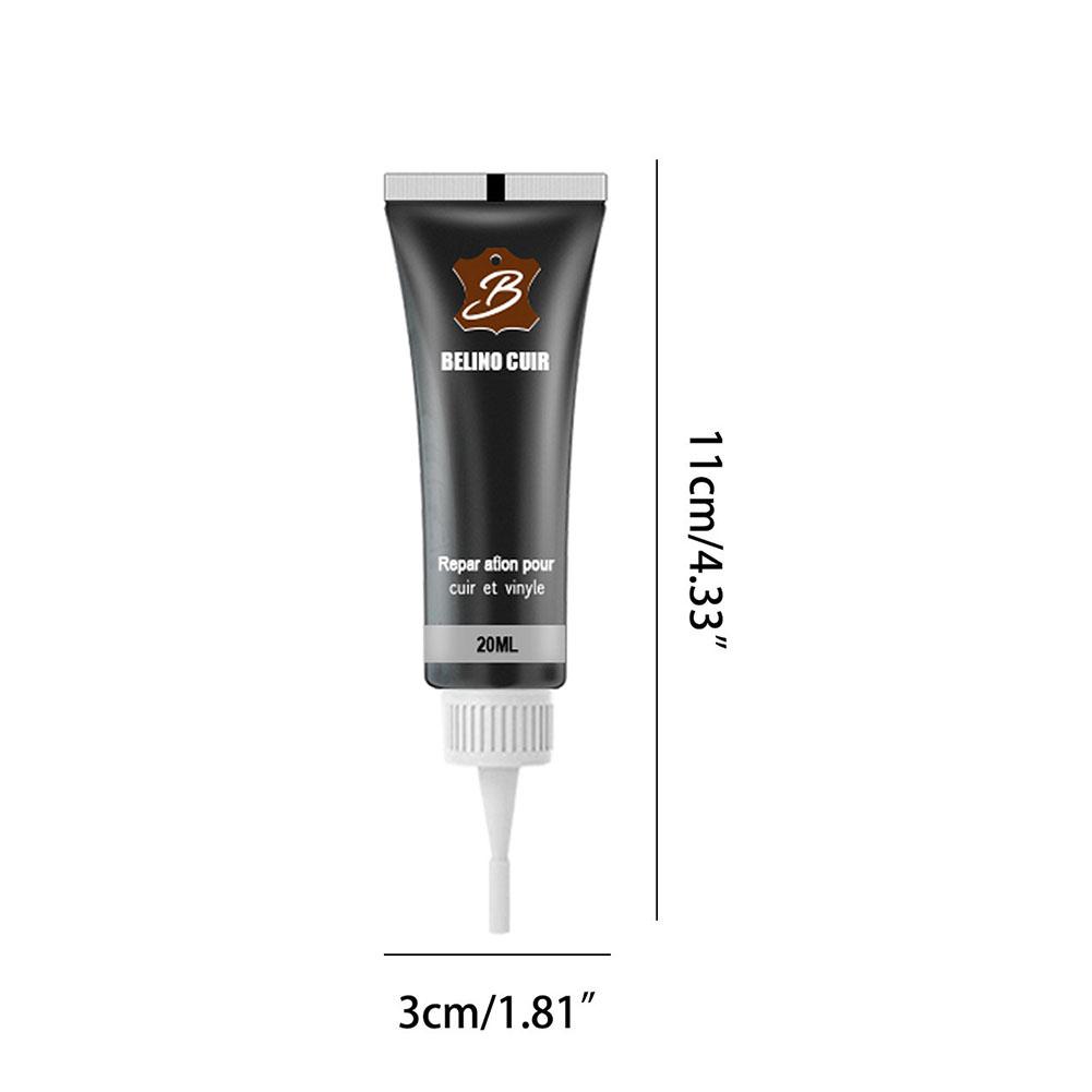 20ml Lederfüller Reparatur Gel Autositz Sofa Mäntel Löcher Kratzer Risse Ergänzende Aufbereitungscreme Paste für Waschen & Pflege