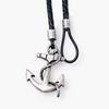 Jbans Classic Double Line Anchor 420 Jade Cut 412 Bracelet Set (C1801-Se045Bk)
