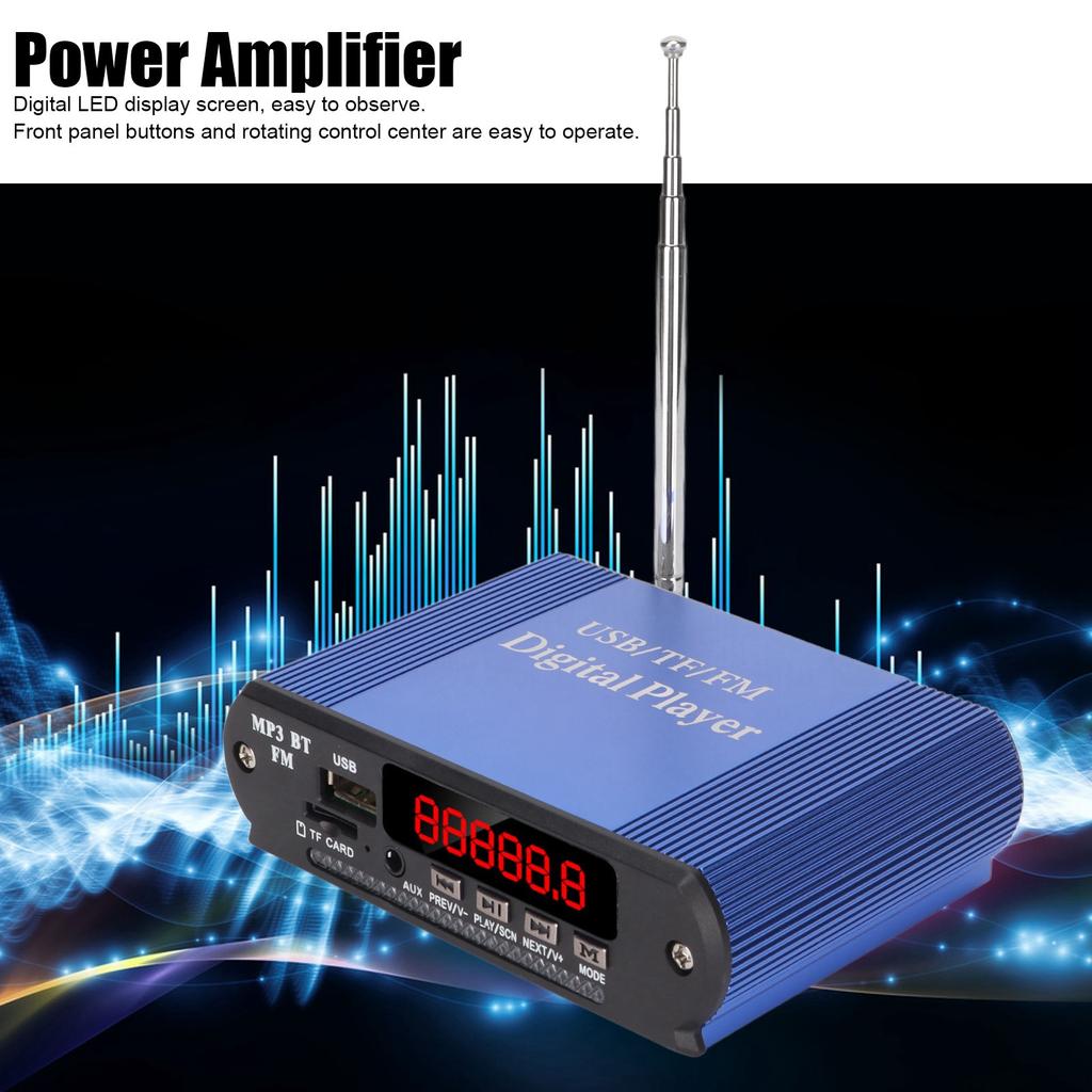 3 in 1 Pow Amplifi MP3 Play Radio Pow Amplifi Wireless 5.0 Remote Control Music Play