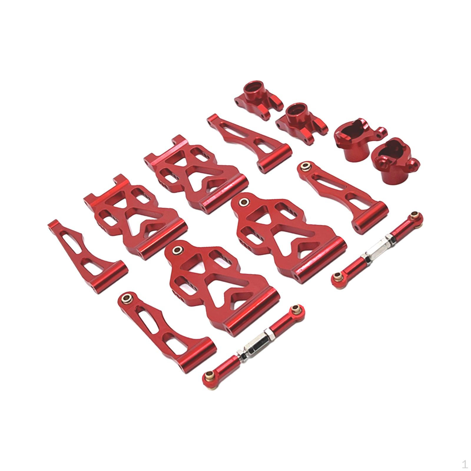 

RC Передні та задні важелі підвіски, Професійні алюмінієві поворотні кулаки, З єднувачі чорний