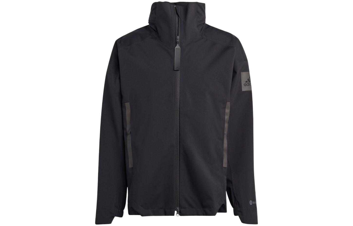 Adidas Jackets Men s Black Stand Collar Moderate Other HT8770 S