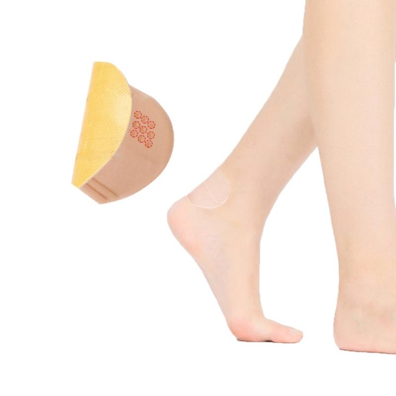 10 Pairs Adhesive Heel Cushions for Oversized Shoe Blisters Prevention Heel Grips Pad for Men Women Leather Shoe