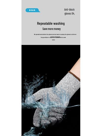 Level 9 Cut-Resistant Gloves: Cut, Puncture, Wear-Resistant; Breathable Non-Slip Protection for Work, Fish Cleaning, Beachcombing, and Kitchen Use.