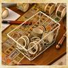 Songdao Retro Art Washi Set Vintage Masking Tape with Classic Art Patterns Perfect for and Gift Wrapping X 2m Each Songs of the Tape, 36-Roll