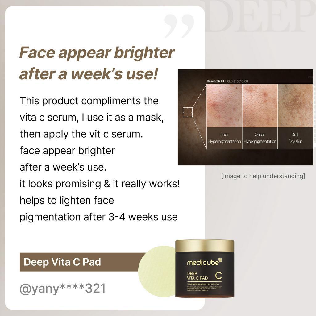 Medicube Deep Vita C Pad 150g (70 Pads)