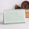 Aesthetic 2026 Desk Calendar Anti-splash Water Date Display Ornament Calendar Ornament  Gifts