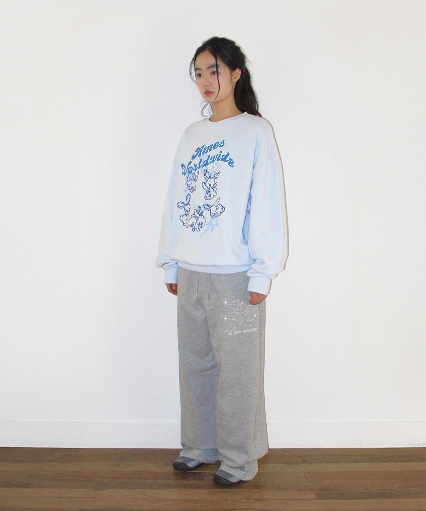 AMES-WORLDWIDE 52 Hotfix Sweat Pants Gray