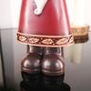 American Style Resin Santa Claus Ornaments Christmas Decor Candle Holder Home Party Holiday Supplies Atmosphere Creation Gifts