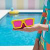 Food Grade Silicone Glasses Bag Vibrant Color Novelty Eyewear Organizer  Summer Camp
