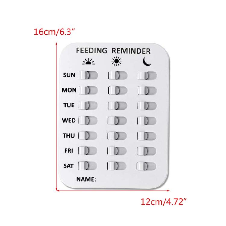 Dog Feeding Reminder Magnetic Medicine and Food Tracker To Feed Your