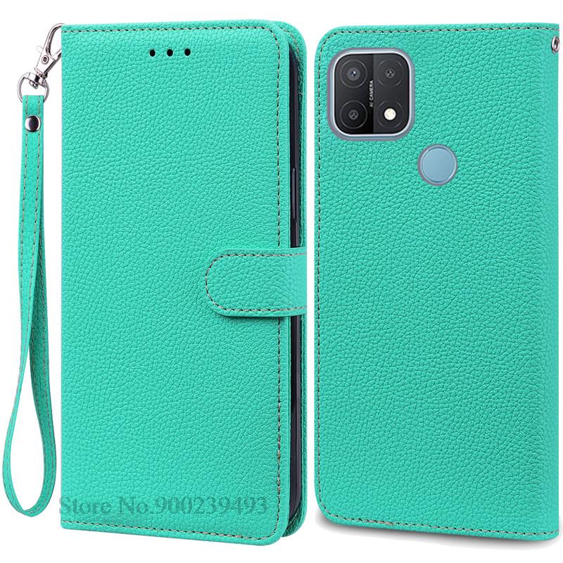 For OPPO A15 Case OPPO A15S Cover Silicone Wallet Flip Cover For OPPO A15 CPH2185 A15S CPH2179 Phone Case Leather Coque Fundas