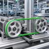 10m Length Round Drive Belt Green Color Urethane Belting PU Round Belt  For Conveyor Machine