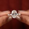 925 Sterling Silver Luxury Shiny Zircon Engagement Ring Wedding Band For Women Promise Eternity Ring Fine Jewelry Gift