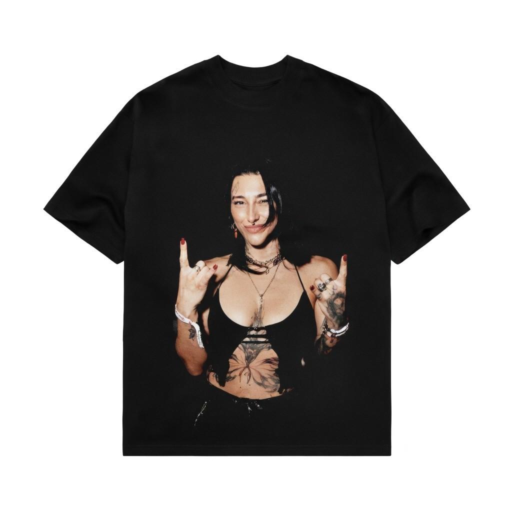 Tribal Chief Warrior Graphic Tee Tattoo Back Double Sided Shirt XXXL