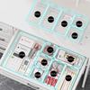 Transparent Desk Drawer Organizer Save Space PET Mirror Cabinet Organizer Multifunction Stackable Design Desktop Storage Box