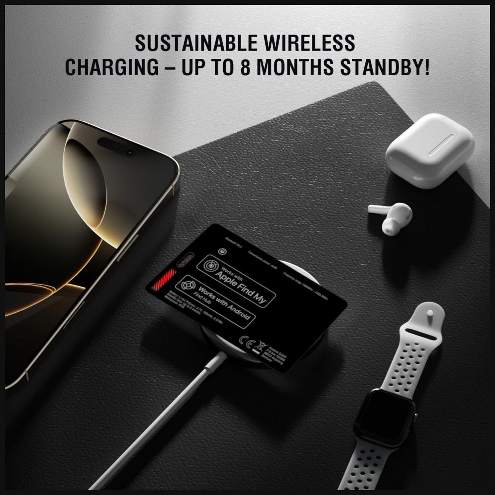 Lokalizator 4smarts SkyTag Card Duos     ReCharge czarny