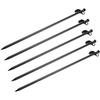 5Pcs Tents Stakes Durable Metal Easy Penetration Corrosion Resistant Widely Used Ground Stakes for Tent Canopy 40cm