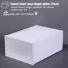 Scatola portascarpe trasparente, organizer tipo cassetto, scarpiera, scatola impilabile in plastica, contenitore separato, semplice scarpiera