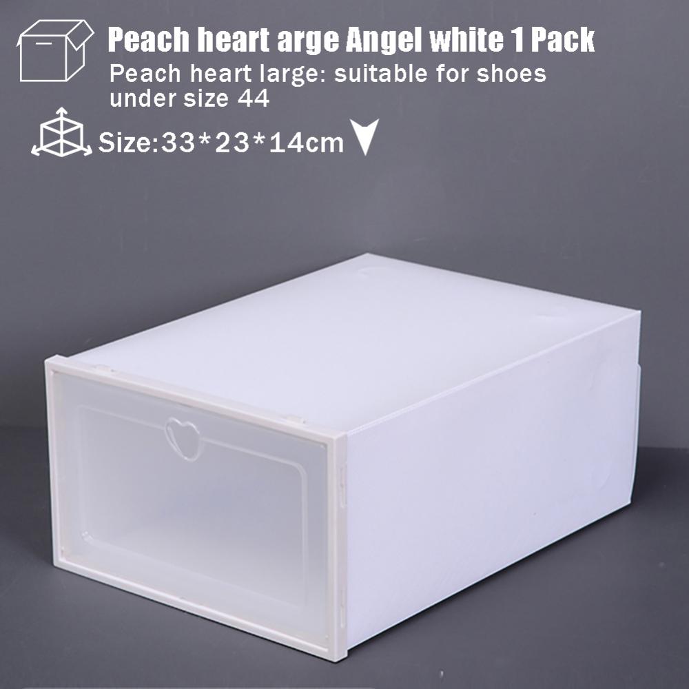 Коробка для хранения обуви Прозрачный органайзер с выдвижными ящиками Коробка для обуви Шкаф для обуви Пластиковая штабелируемая коробка Отдельное хранение Простая полка для обуви 6598₽