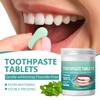 30pcs Mint Flavors Solid Toothpaste Tablet Remove Bad Breath Smoke Stains Fresh Breath Combating Tooth Decay Oral Hygiene Care