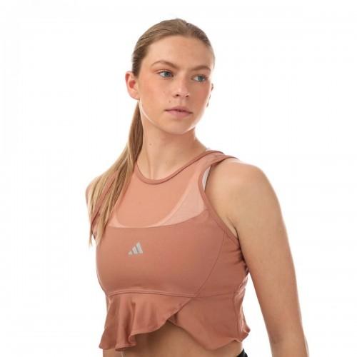 Adidas Womens/Ladies Collective Power Aeroready Frill Crop Top