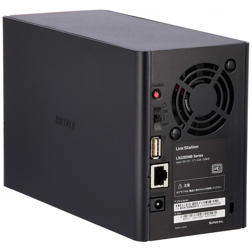 Buffalo Link Station pour fonction RAID SOHO, disque dur hautement fiable, WD Red adopté, disque dur réseau (NAS), Garantie 3 ans, 4 To LS220DN0402B