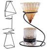 Kaffee Handaufbrühgestell Pour Over Kaffee Handaufbrühständer Einfaches Filtertassen-Gestell Abtropfhalter Barista Zubehör