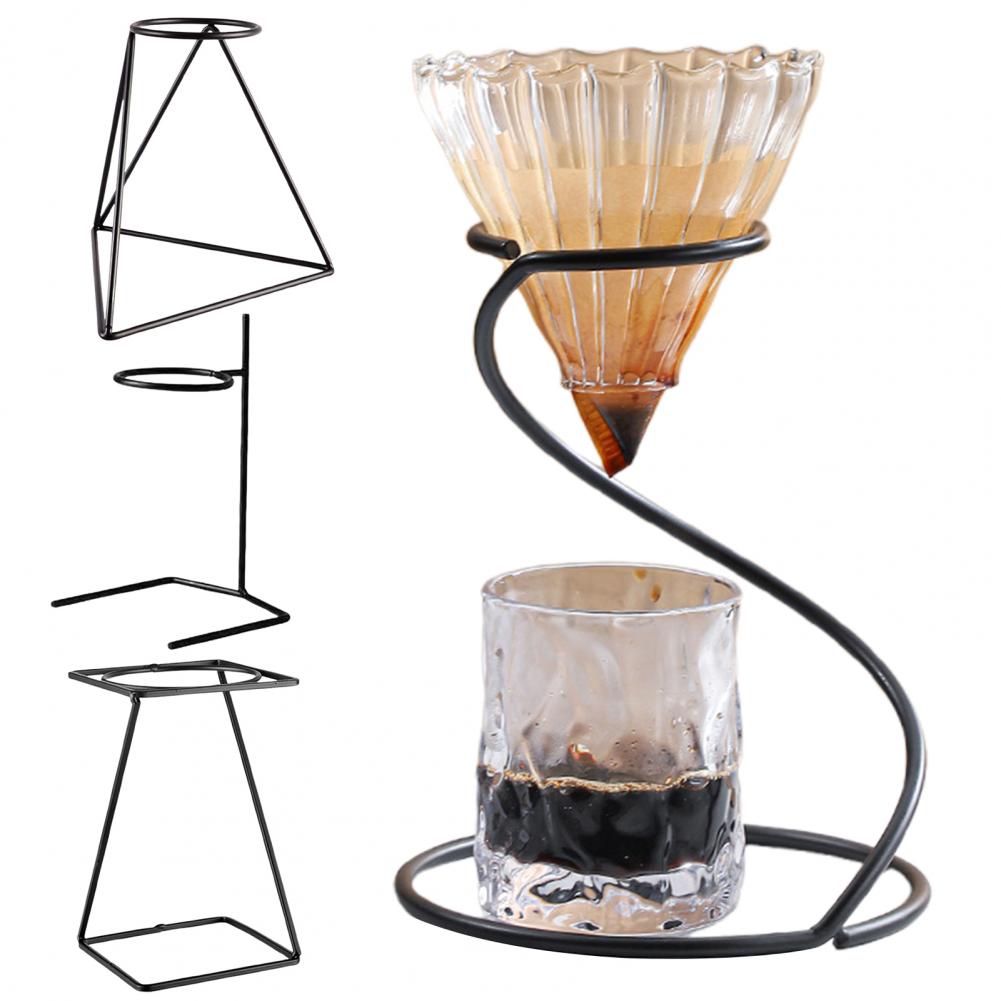 Kaffee Handaufbrühgestell Pour Over Kaffee Handaufbrühständer Einfaches Filtertassen-Gestell Abtropfhalter Barista Zubehör
