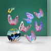 3D Butterfly Car Ornament - Cute Adhesive Interior Decoration for Girls