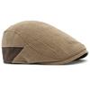 HT4587 Berets Autumn Winter Hat Caps for Men Women Fleece Lined Corduroy Beret Hat Adjustable Ivy Flat Cap Male Female Beret Cap