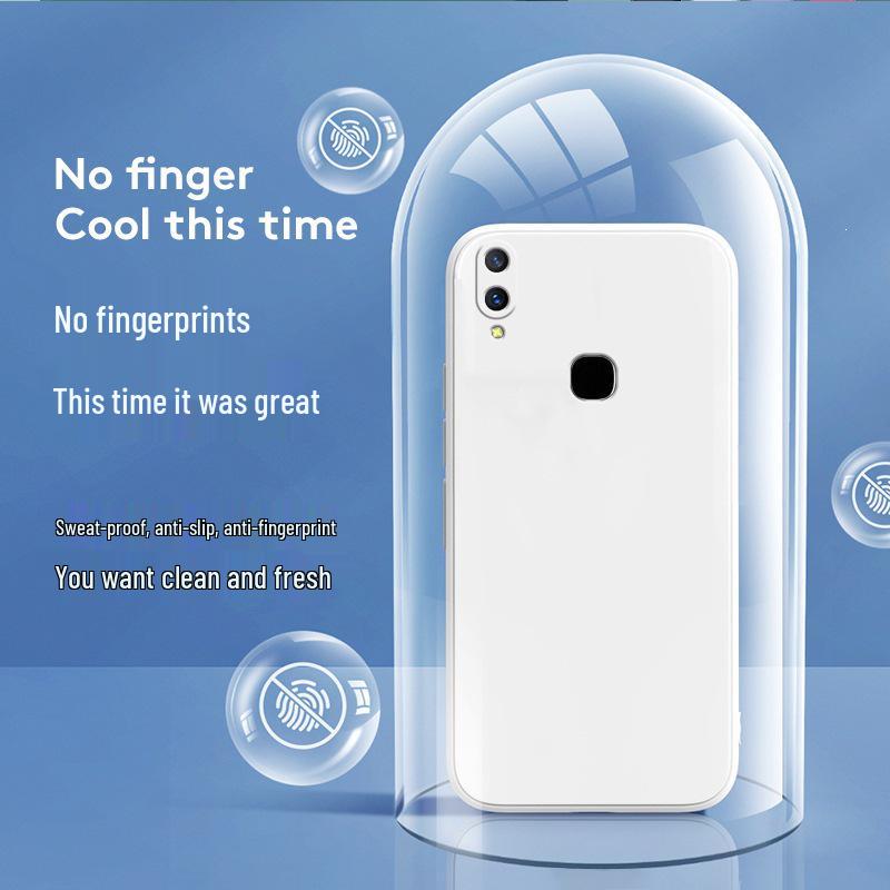 Vivo X21i Drop-Proof Silicone Case with Rear Fingerprint Access