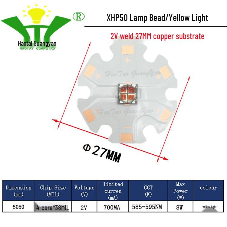Imitation CREE XHP50 2nd Gen 5050 LED Chip 20W High Power LED Surface Mount Light Source
