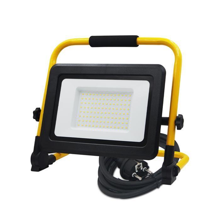 100W 8500lm IP65 Portable LED Floodlight On Stand