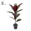 Artificial Rubber Tree: High-End Indoor Decor for Living Room - Large Bionic Plant