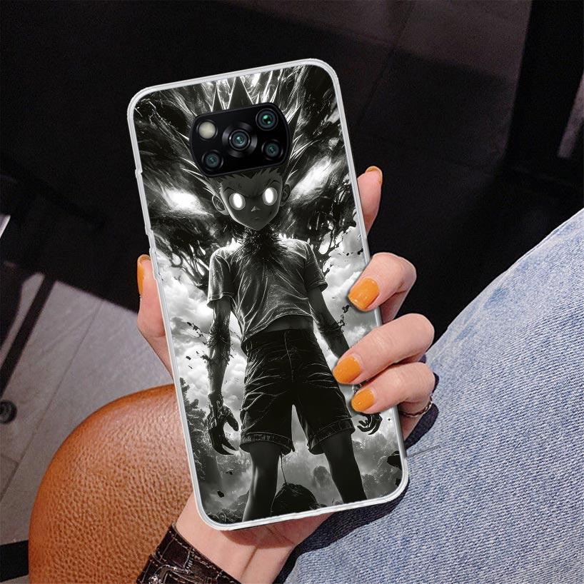 Huner X-Hunters Gon Phnoe Case for Xiaomi Poco X5 X6 X7 Pro X4 Gt F7 Ultra M8 M7 Redmi 15C 15 13C 13 12C 12 Unique Cover Coque P