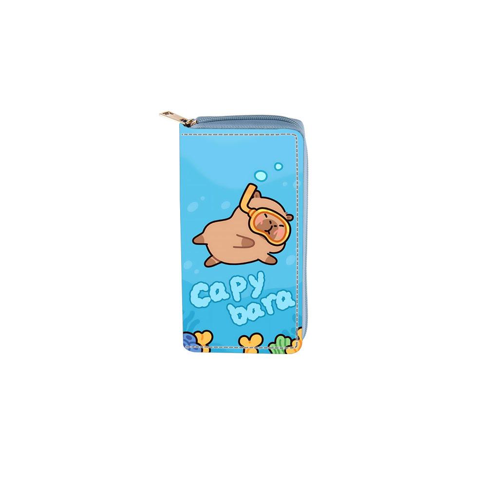 

Daikapi, long zipper wallet, clutch wallet, wallet.