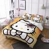 Kids' Three-piece Bedding Set - Cartoon 3d Digital Print Duvet Cover and Pillowcase Set